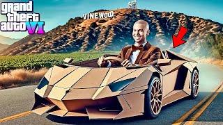 😲I Bought a Cardboard Lamborghini For 500GTA 5 Real Life Mod Remastered Season 1 Episode 132 [upl. by Eicyaj]