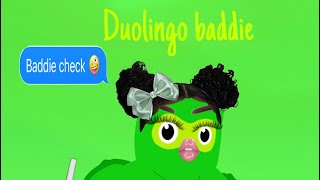 DUOLINGO BADDIE TRANSFORMATION ON PICSART [upl. by Ahsinor]