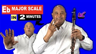 How To Play Eb Major Scale on Clarinet in 2 Minutes [upl. by Sontich]