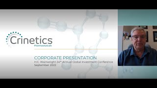 Crinetics Presentation  HC Wainwright 24th Annual Investment Conference [upl. by Salbu88]