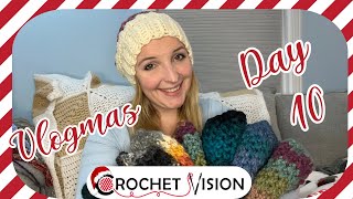 Pom Poms on Pom Poms and a Trip To Longwood Gardens  Crochet Vision Vlogmas Day 10 [upl. by Ahsino]