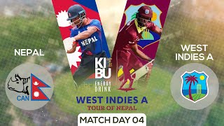 Nepal Vs West Indies A  Tour of Nepal  Kantipur Max HD LIVE  Match 04  02 May 2024 [upl. by Gayelord]