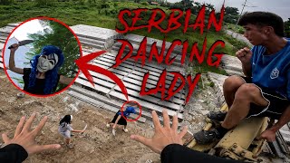 SERBIAN DANCING LADY REAL LIFE ESCAPE 220  Horror Parkour Pov Short  Bubbles 3Run [upl. by Einahteb]