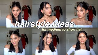 CUTE HAIRSTYLES FOR SHORT amp MEDIUM HAIR [upl. by Astto]