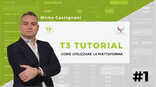 t3  breve tutorial sullutilizzo della piattaforma t3 di Webank [upl. by Eatnhoj]