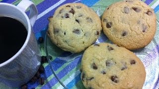 طريقة عمل كوكيز بقطع الشيكولاته How to make Chocolate Chip Cookies [upl. by Dot423]