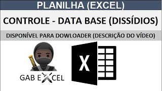 PLANILHA  CONTROLE DATA BASE DE DISSÍDIOS ANO 2024EXCEL dissidio sindicato reajustesalarial [upl. by Candra243]