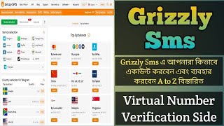 Grizzly Sms এ আপনারা কিভাবে একাউন্ট করবেন এবং ব্যবহার করবেন A to Z বিস্তারিত  OTP Verification Side [upl. by Daryn994]