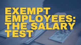 Avoid Misclassification Understanding California’s TwoPart Salary Test [upl. by Rola558]