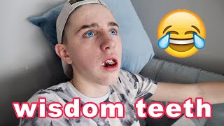 Brother Gets Wisdom Teeth Removed Funny Reactions Puppy Guitar and dancing [upl. by Barimah]