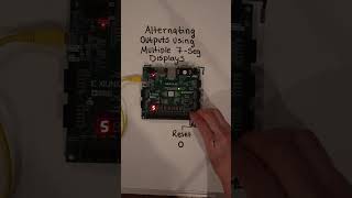 FPGA Alternating Outputs on Multiple 7Segment Displays [upl. by Macey]