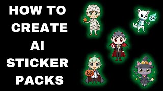 How To Create AI Sticker Packs [upl. by Yevre]