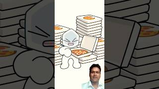 Funny Pizza cartoon shortsvideo [upl. by Arotak]