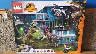 Lego Jurassic World 76949 set bemutatás  Giganotosaurus amp Therizinosaurus Attack [upl. by Arun]