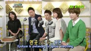 Eng KyuHyun Talk about Scary Fan Immortal Song2 Cut HaeAnn [upl. by Charmion]