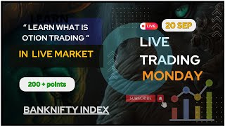 Live option trading⚡  20 SEP   Live market analysis  SL hunting psychologytrading [upl. by Kerge]