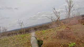 Combat GoPro  International Marksman Defending Bakhmut [upl. by Aniala]