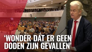 Wilders over geweldsincidenten in Amsterdam [upl. by Bertilla994]