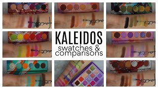 Ranking amp Swatching Every Kaleidos Palette from WORST to BEST INDIEMAS [upl. by Bendix]