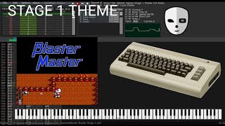 Deflemask Blaster Master Stage 1 Theme C64 Remix [upl. by Adamis]