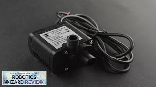 DC Mini Immersible Water Pump 6V18V Review [upl. by Tildi920]