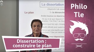 Philosophie  Terminale  Dissertation  construire le plan [upl. by Clarhe]