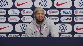 WORLD CUP TRAINING CAMP PRESS CONFERENCE Tim Ream amp DeAndre Yedlin  Nov 17 2022 [upl. by Trilbie]