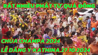 dâng y kathina chùa champa 2024 [upl. by Nowujalo]