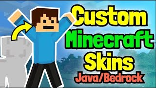 How To Make Your Own Custom Skins In Minecraft Java amp Bedrock [upl. by Chancellor]