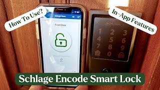 Schlage Encode Smart Lock  Full Review [upl. by Chadwick]