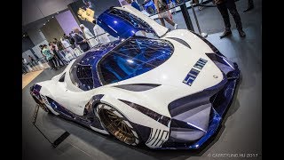 Devel Sixteen Supercar Walkaround  Dubai Motor Show 2017 [upl. by Dunham535]