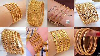 Latest Gold Bangles Designs 2022l Sone Ki Choriyan l Beautiful amp trendy Gold Bangles Horain Shop [upl. by Granoff]