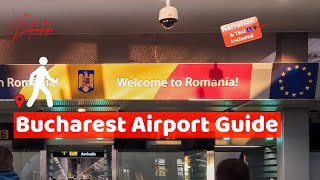 Bucharest Airport Henri Coandă Romania Travel Guide 1 [upl. by Inasah]