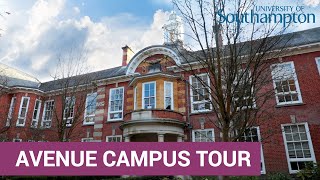 Avenue Campus Tour  University of Southampton [upl. by Solracsiul]