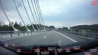 Стокгольм  Осло from Stockholm to Oslo by car [upl. by Jacquenette859]