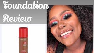 Rimmel London 25 hour lasting finish foundation Review SOUTH AFRICAN YOUTUBER [upl. by Hiltan]