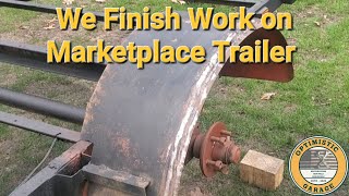 How to Paint Your Trailer  How to Remove Loose and Flaking Rust before Painting [upl. by Darees]