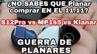 Guerra de planares s12 pro vs MP145 vs Klanar [upl. by Cristie]