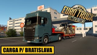 EURO TRUCK SIMULATOR 2 6  SCANIA TRANSPORTANDO TRATORES [upl. by Erlin749]