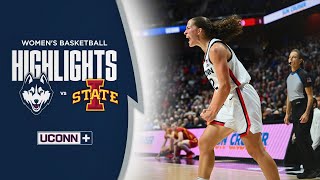 HIGHLIGHTS  No 4 UConn Women Set ThreePoint Record Outpace Iowa State Hall of Fame Showcase [upl. by Che]