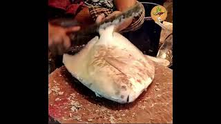 Pomfret Fish Cutting [upl. by Ruelle]