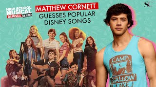 High School Musicals Matt Cornett Guesses Disney Songs  HSM Premiere Josh Bassett amp Olivia Rodrigo [upl. by Vachell]