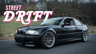 BMW E46 M3 Tracktool  Street Drift Compilation [upl. by Luhar]