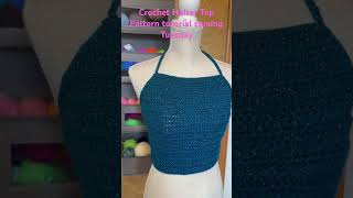 Cute Crochet Halter Top Perfect for Beginners [upl. by Cami207]