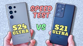 Samsung Galaxy S24 Ultra vs S21 Ultra Speed Test [upl. by Ward]