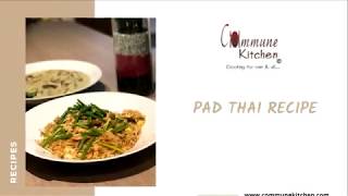 Pad Thai Recipe [upl. by Llenoj620]