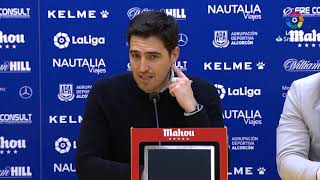 Rueda de prensa de Andoni Iraola tras el AD Alcrocón vs CD Mirandés 12 [upl. by Cutcliffe969]