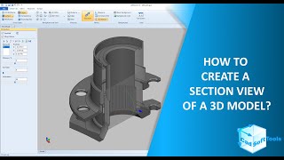 How to create a section view of a 3D model [upl. by Asilram]