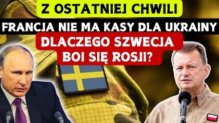 Nie ma więcej pieniędzy dla Ukrainy Szwecja broni się przed Rosją WOJNA ROSJAUKRAINA [upl. by Zed]