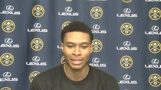 Nuggets postgame interview PJ Dozier 04142021 [upl. by Barbe80]